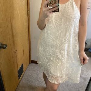 Calypso St Barth Silk Cotton Burnout Tie Back Summer Dress